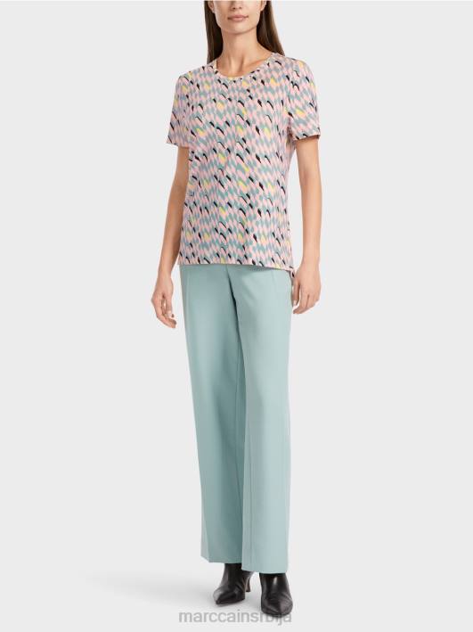 мајица са графичким дизајном Marc Cain D6881314 тамно небо плаво одећу