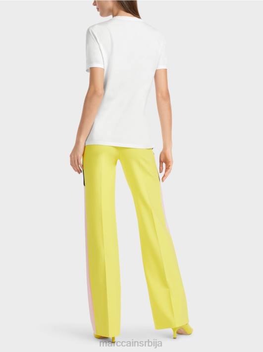 мајица са апликацијом птица Marc Cain D6881317 бео одећу