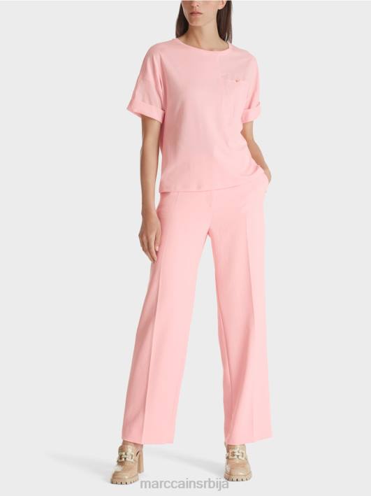 штампана мајица Marc Cain D6881319 меки пудер розе одећу