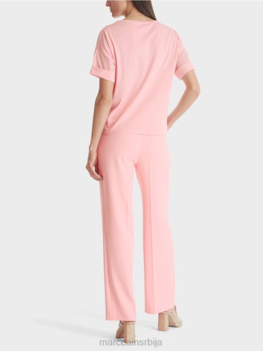 штампана мајица Marc Cain D6881319 меки пудер розе одећу