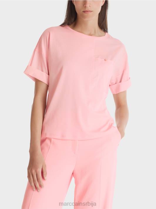 штампана мајица Marc Cain D6881319 меки пудер розе одећу