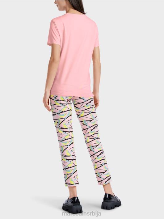 мајица са апликацијом птица Marc Cain D6881326 меки пудер розе одећу