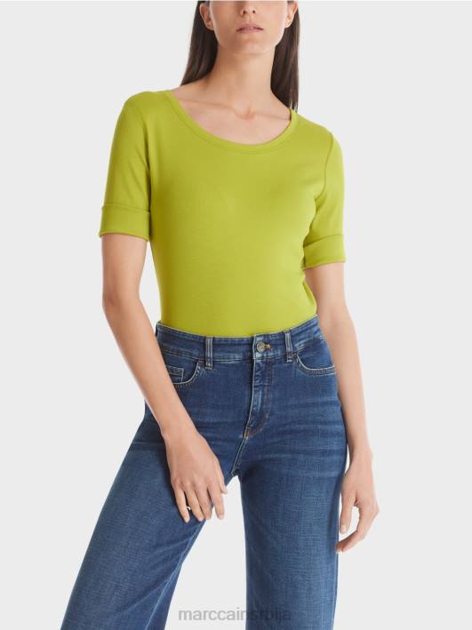 мајица са дугим рукавима Marc Cain D6881328 светло маслинасто зелено одећу