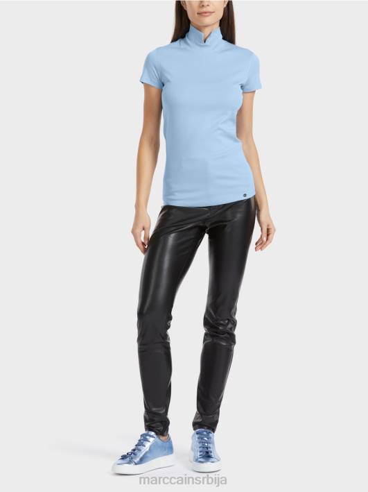 мајица са високим изрезом Marc Cain D6881334 тамно летње небо одећу