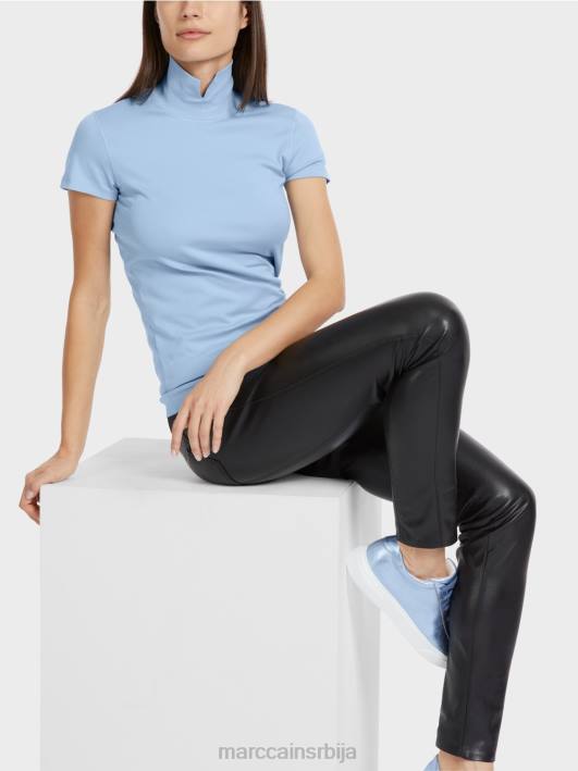 мајица са високим изрезом Marc Cain D6881334 тамно летње небо одећу