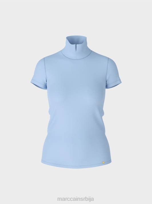 мајица са високим изрезом Marc Cain D6881334 тамно летње небо одећу