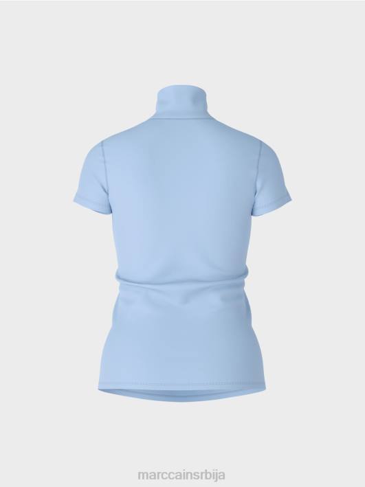 мајица са високим изрезом Marc Cain D6881334 тамно летње небо одећу