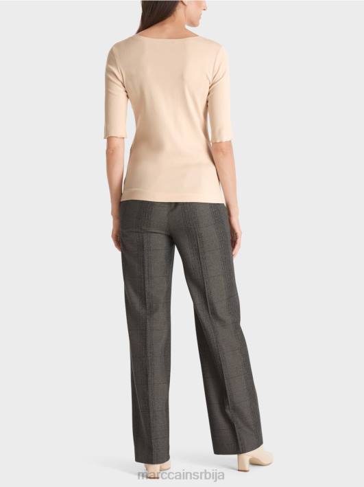 мајица са дугим рукавима Marc Cain D6881339 тамна крема одећу