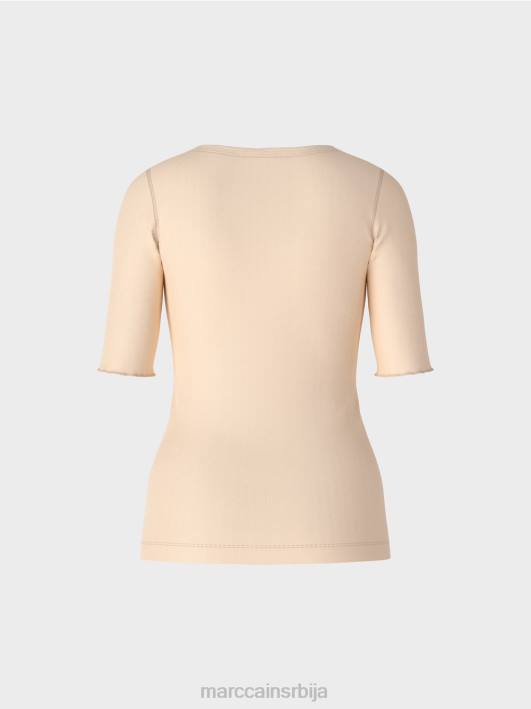 мајица са дугим рукавима Marc Cain D6881339 тамна крема одећу
