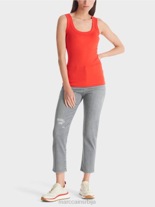 фино ребраста мајица без рукава Marc Cain D6881341 цампари одећу