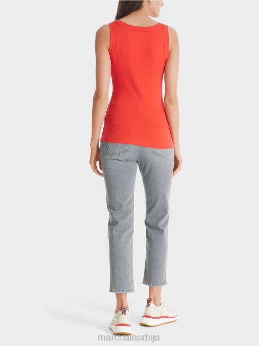 фино ребраста мајица без рукава Marc Cain D6881341 цампари одећу