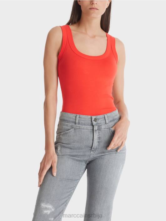 фино ребраста мајица без рукава Marc Cain D6881341 цампари одећу