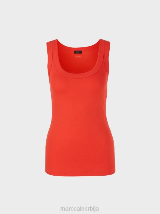 фино ребраста мајица без рукава Marc Cain D6881341 цампари одећу