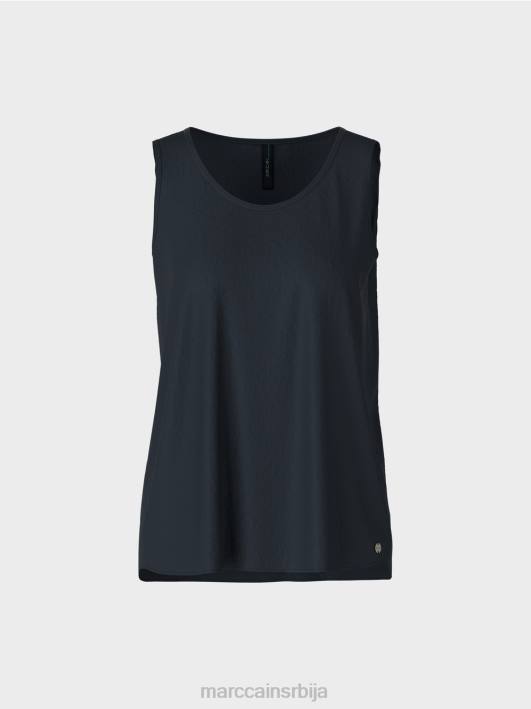 лагани горњи део без рукава Marc Cain D6881343 поноћно плава одећу