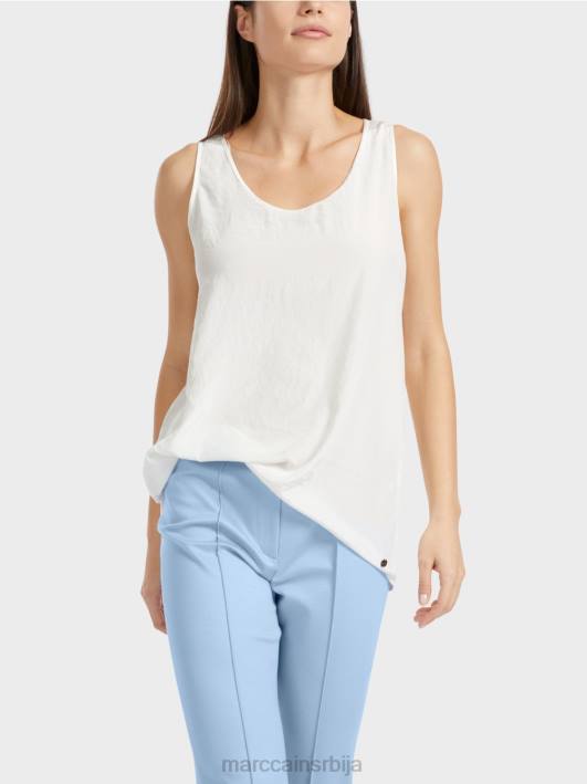 лагани горњи део без рукава Marc Cain D6881344 прљаво бело одећу