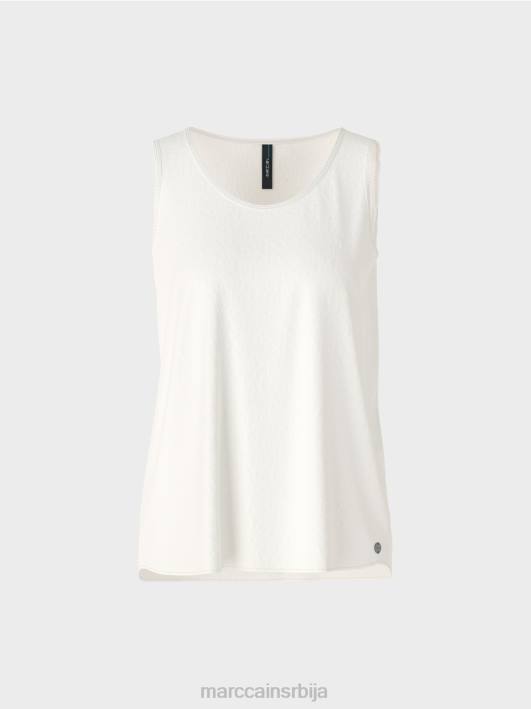 лагани горњи део без рукава Marc Cain D6881344 прљаво бело одећу