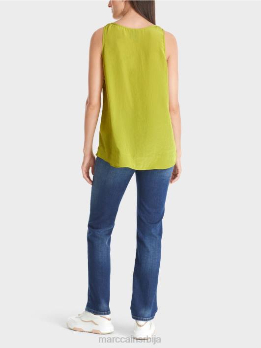 лагани горњи део без рукава Marc Cain D6881348 светло маслинасто зелено одећу