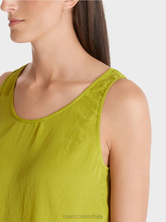 лагани горњи део без рукава Marc Cain D6881348 светло маслинасто зелено одећу
