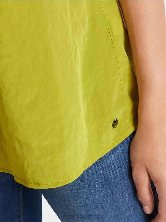 лагани горњи део без рукава Marc Cain D6881348 светло маслинасто зелено одећу