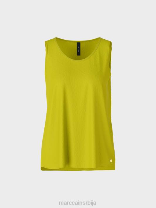 лагани горњи део без рукава Marc Cain D6881348 светло маслинасто зелено одећу