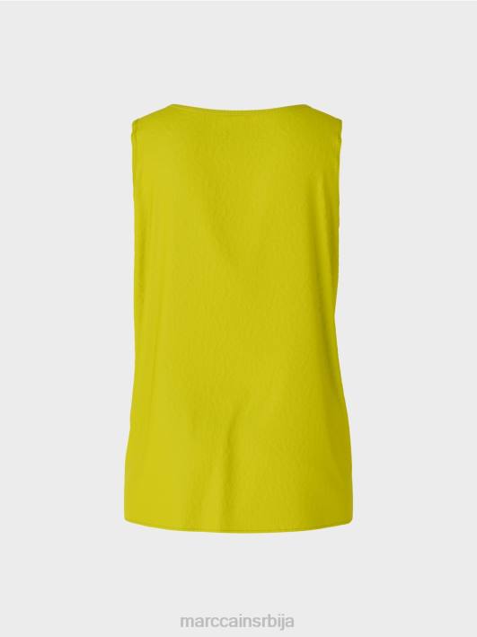 лагани горњи део без рукава Marc Cain D6881348 светло маслинасто зелено одећу