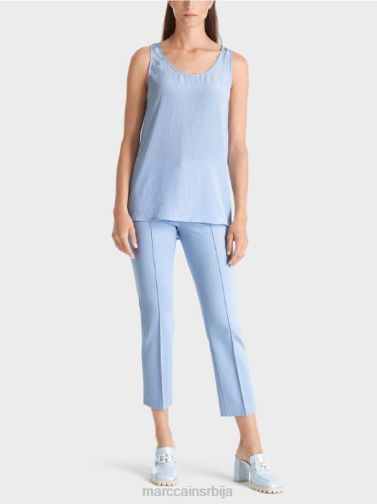 лагани горњи део без рукава Marc Cain D6881350 тамно летње небо одећу