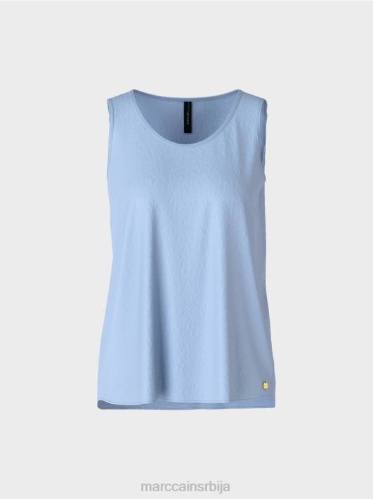 лагани горњи део без рукава Marc Cain D6881350 тамно летње небо одећу