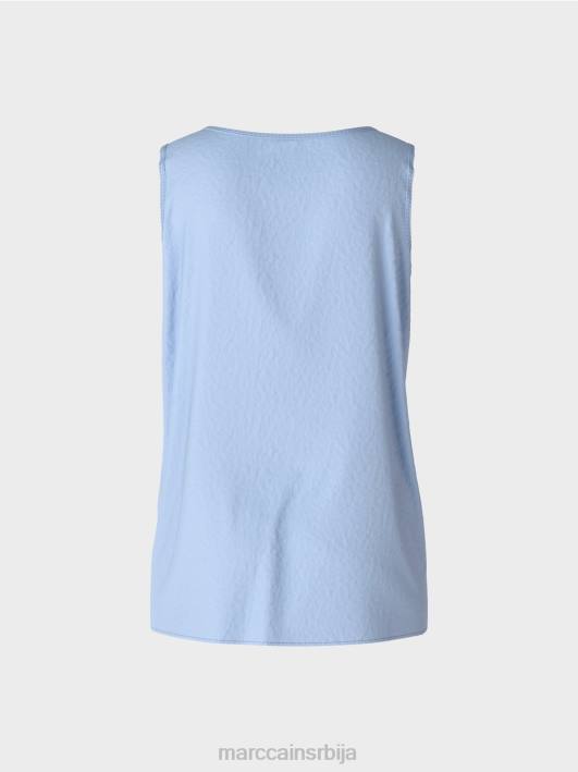 лагани горњи део без рукава Marc Cain D6881350 тамно летње небо одећу
