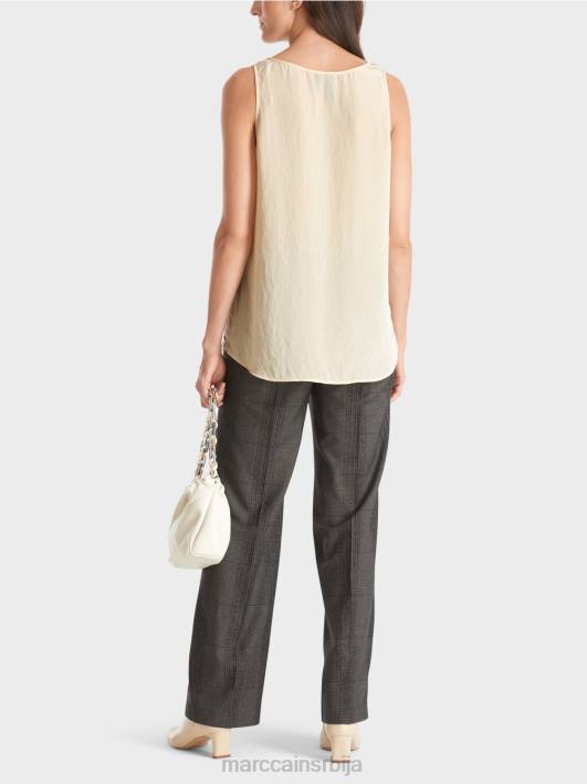 лагани горњи део без рукава Marc Cain D6881353 тамна крема одећу