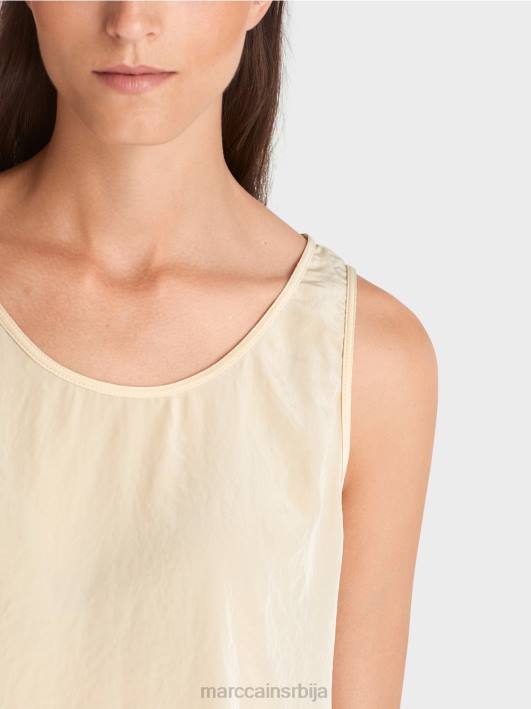 лагани горњи део без рукава Marc Cain D6881353 тамна крема одећу