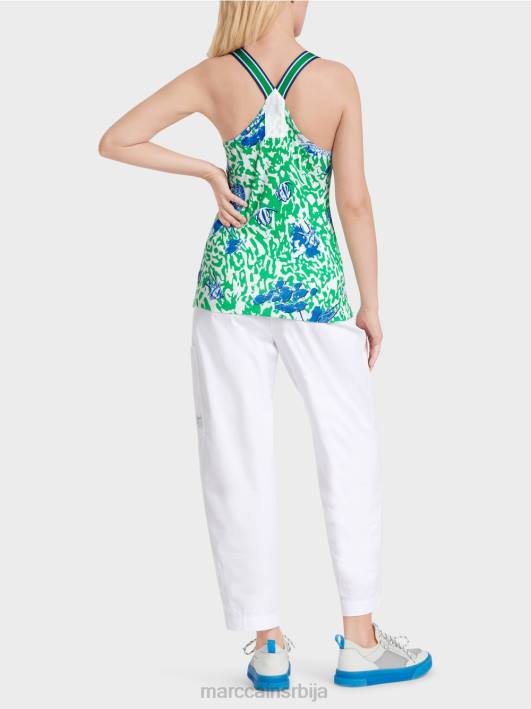 врх са боксерским леђима Marc Cain D6881356 светли лист босиљка одећу