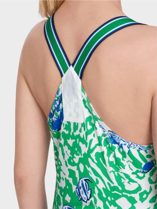 врх са боксерским леђима Marc Cain D6881356 светли лист босиљка одећу