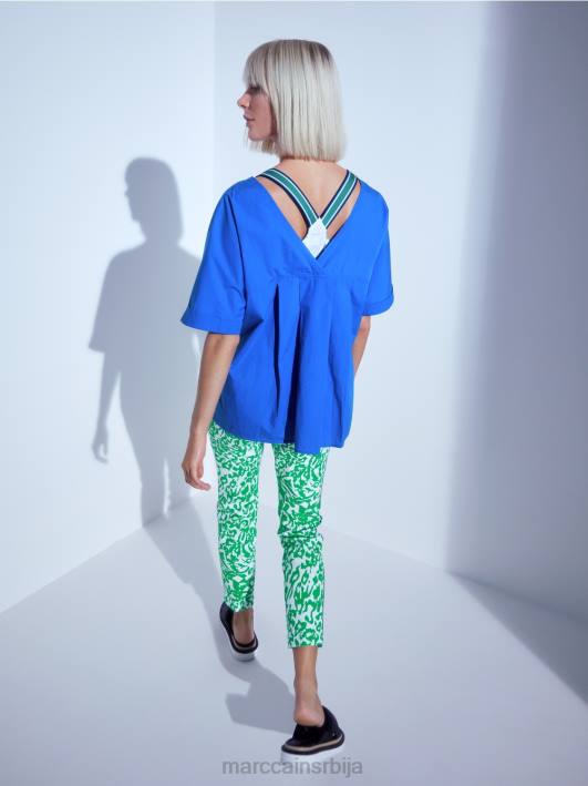 врх са боксерским леђима Marc Cain D6881356 светли лист босиљка одећу