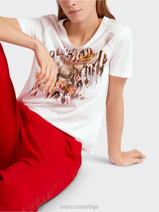 мајица са мотивом слона Marc Cain D6881366 бео одећу
