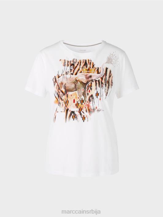 мајица са мотивом слона Marc Cain D6881366 бео одећу