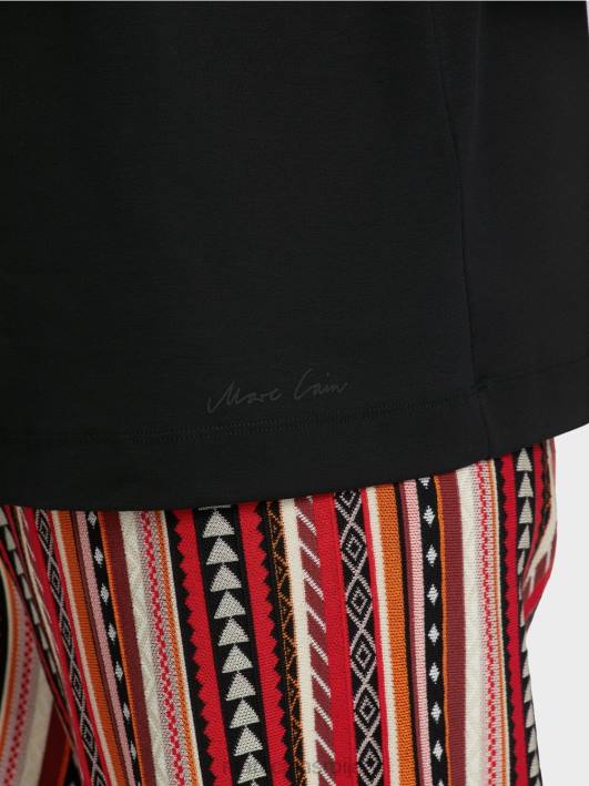 прозрачан врх са воланом Marc Cain D6881369 црн одећу