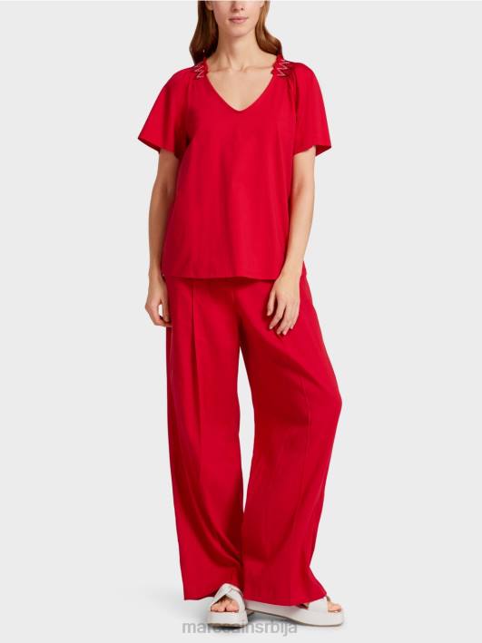 мајица са регланом Marc Cain D6881375 Бордо одећу