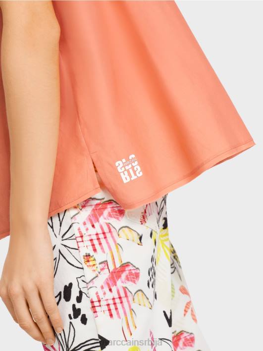 обичан врх са свилом Marc Cain D6881386 светла теракота одећу