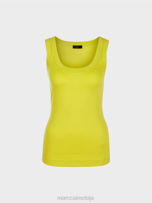 мајица са широким нараменицама Marc Cain D6881387 лагана лимеада одећу