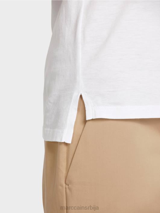 мајица са животињским мотивима Marc Cain D6881397 бео одећу