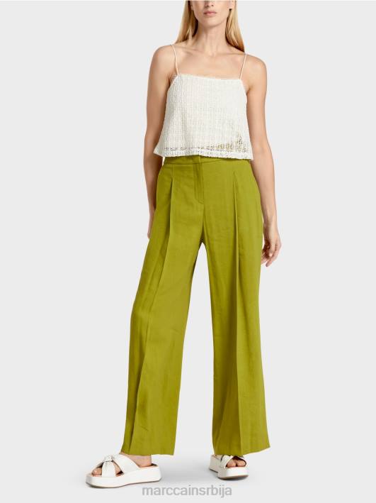 чипкани кроп топ Marc Cain D6881401 прљаво бело одећу