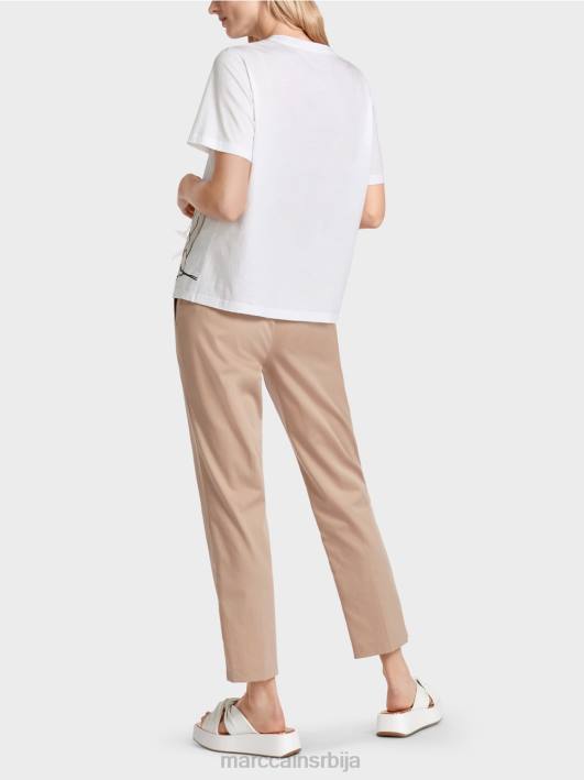 мајица са животињским мотивима Marc Cain D6881402 дубок песак одећу