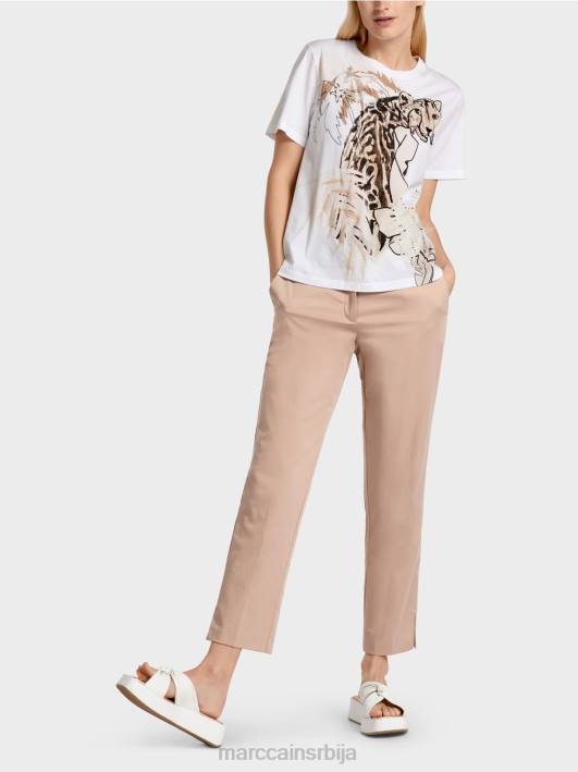 мајица са животињским мотивима Marc Cain D6881402 дубок песак одећу