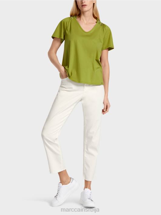 мајица са регланом Marc Cain D6881404 дубоко маслинасто зелено одећу