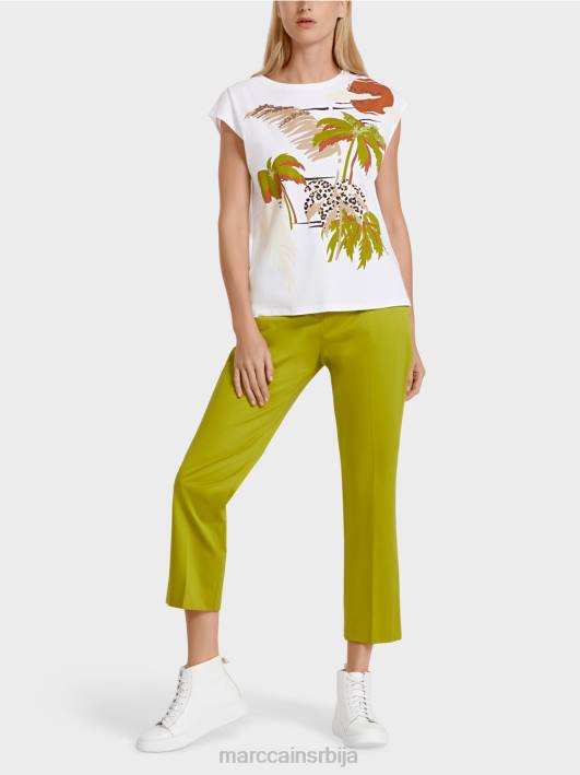 "преиспитати заједно" врх Marc Cain D6881405 бео одећу