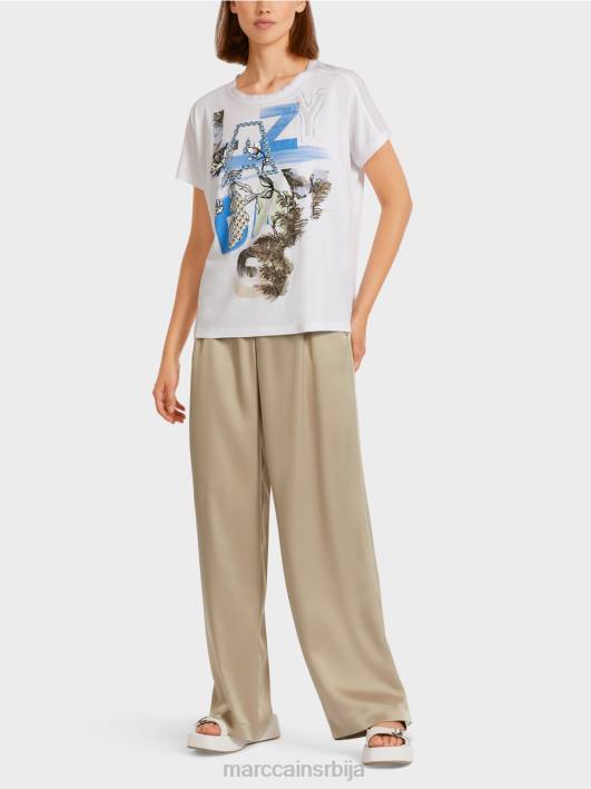 памучни горњи део кимона Marc Cain D6881416 азурно одећу