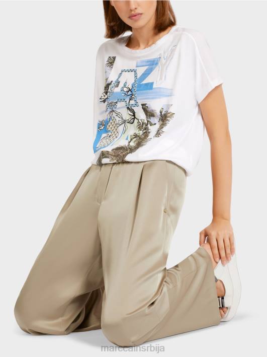 памучни горњи део кимона Marc Cain D6881416 азурно одећу