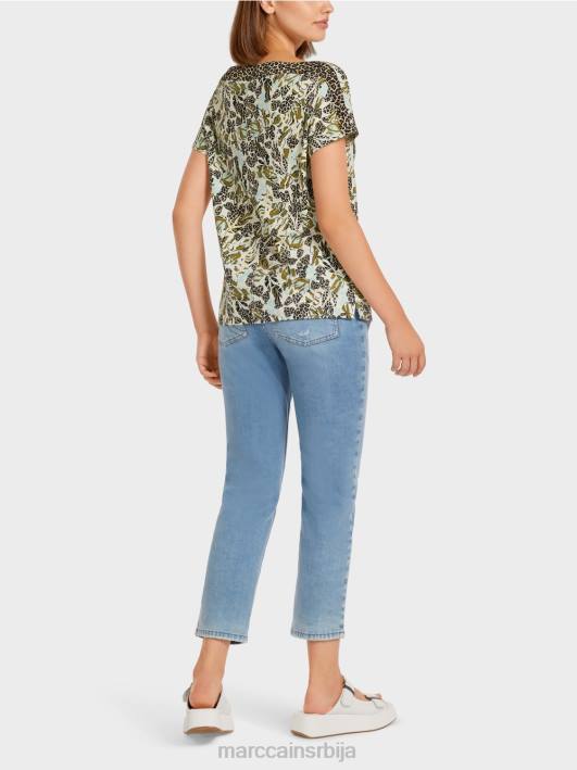 мајица са скраћеним кимоно рукавима Marc Cain D6881424 мекани светларник одећу