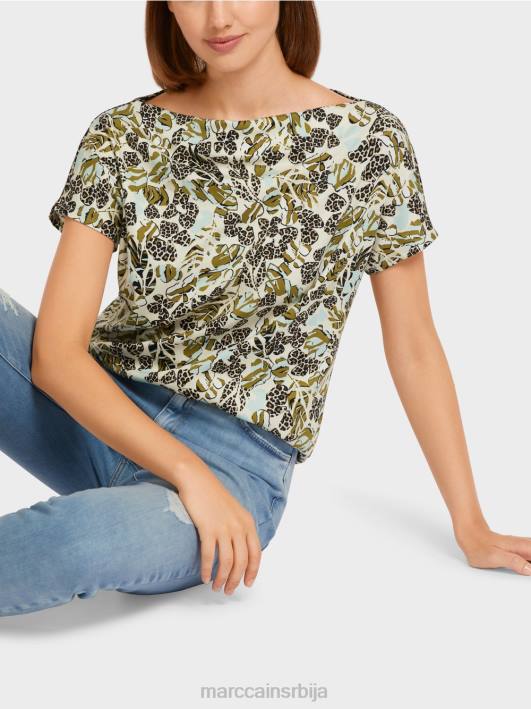 мајица са скраћеним кимоно рукавима Marc Cain D6881424 мекани светларник одећу