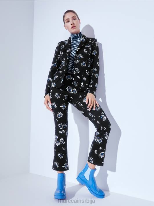 горњи део дугих рукава са крагном Marc Cain D6881440 црн одећу